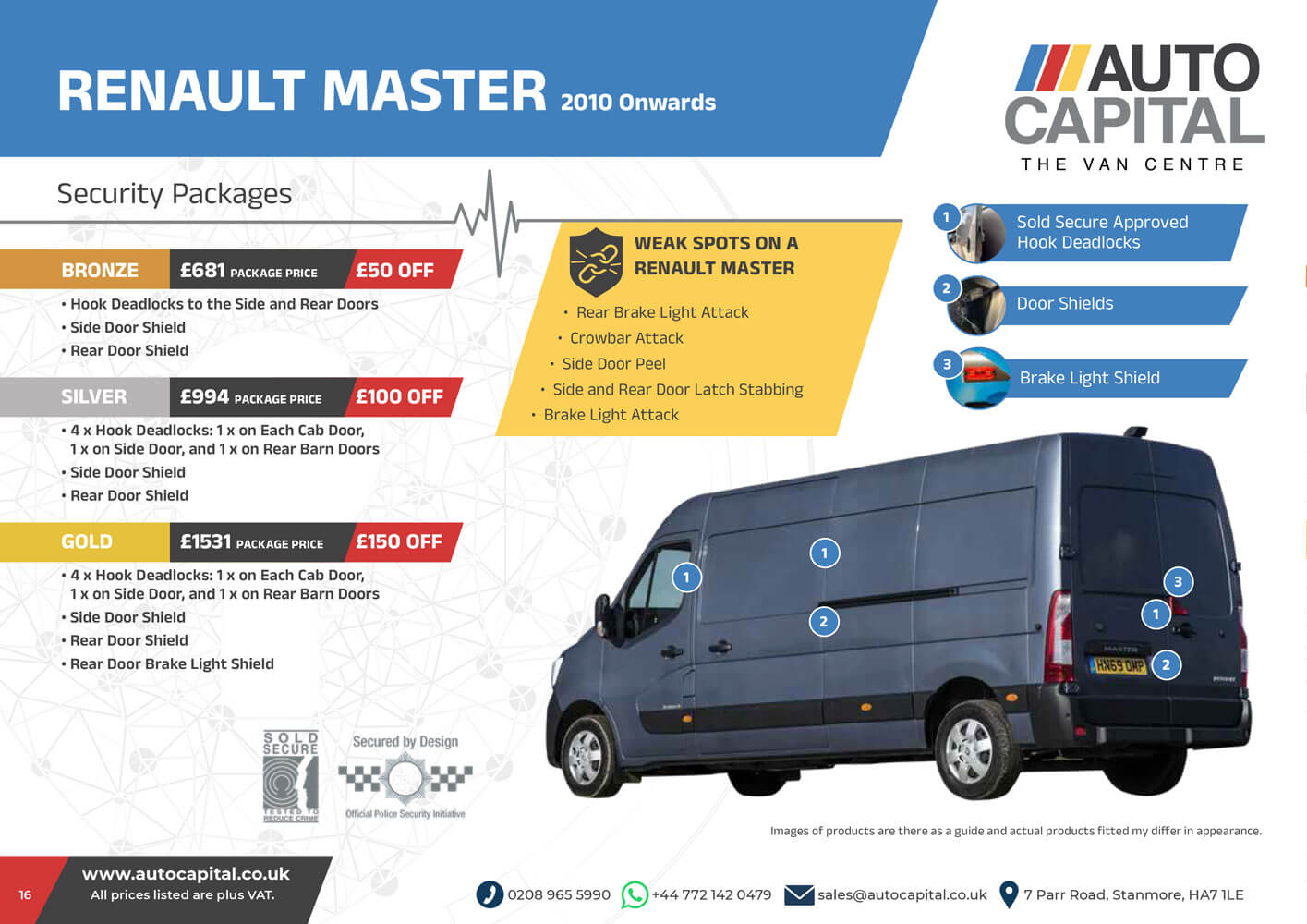Van Security Locks In London | Auto Capital